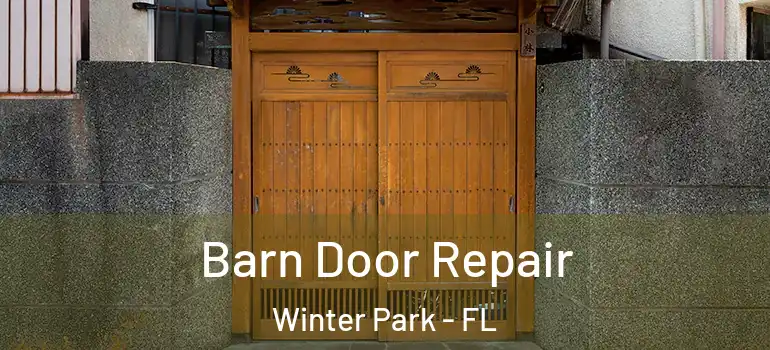  Barn Door Repair Winter Park - FL