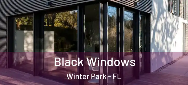  Black Windows Winter Park - FL