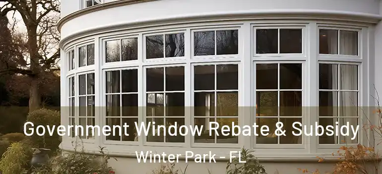  Government Window Rebate & Subsidy Winter Park - FL