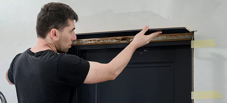 Wood Door Hole Repair in Winter Park, FL