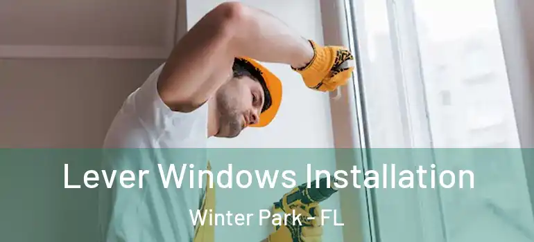  Lever Windows Installation Winter Park - FL