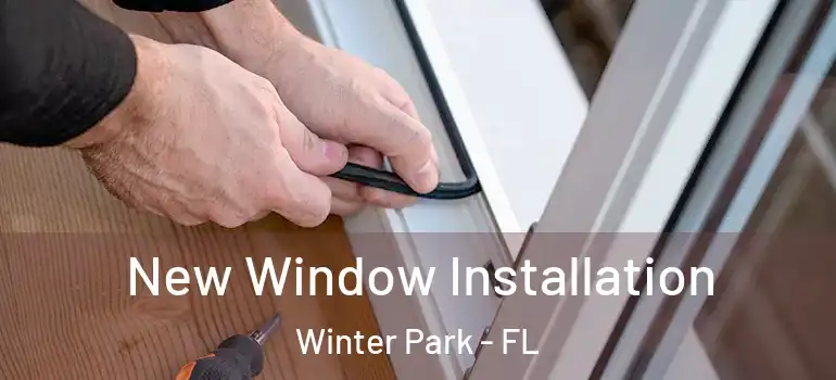  New Window Installation Winter Park - FL