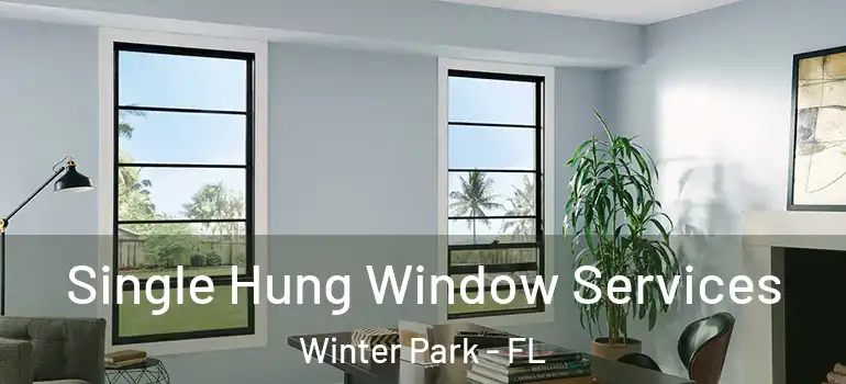  Single Hung Window Services Winter Park - FL