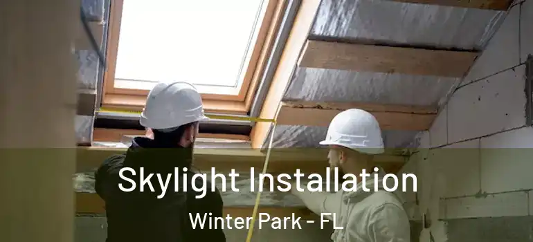  Skylight Installation Winter Park - FL