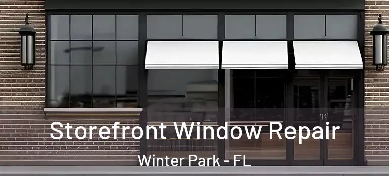  Storefront Window Repair Winter Park - FL